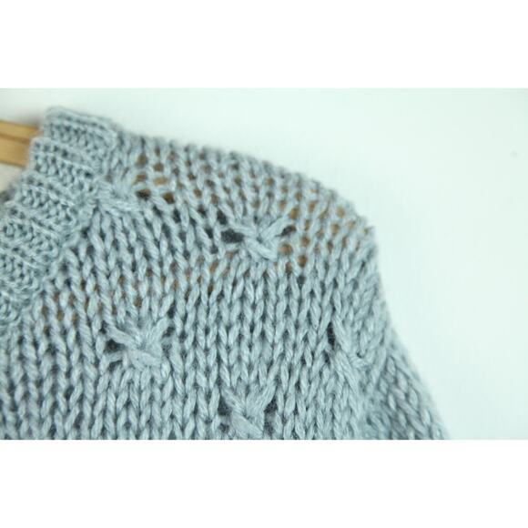 Vintage Handmade Pullover Sweater S M Cottagecore Farm Bobble Granny Cabincore - Picture 9 of 10